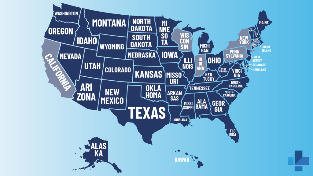 Best states for locum tenens physicians